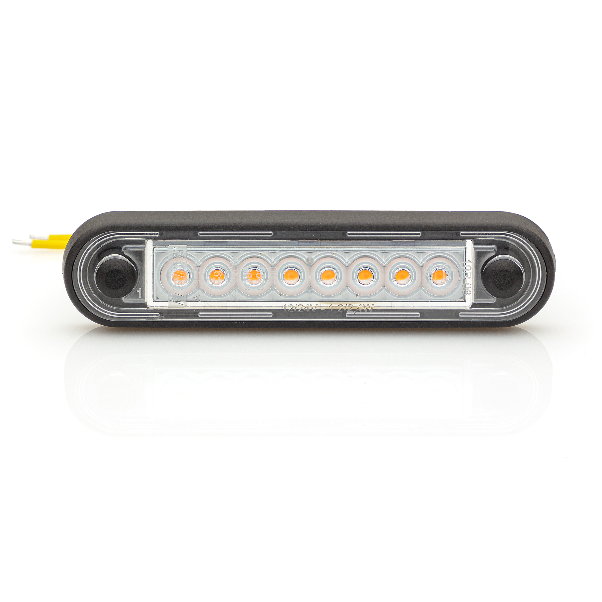 10 6-LED 12V 24V Seitenmarkierungsleuchte Begrenzungsleuchten Gelb