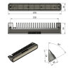 SL60 - Umfeldbeleuchtung - 1.000lm - schwarz - 12V / 24V