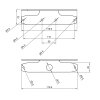 Haltersatz für X2 Blitzmodul - universal