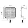 40W Arbeitsscheinwerfer OFL9 - 4500lm - mit rückseitigen Ein- und Ausschalter