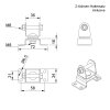 Arbeitsscheinwerfer ZELOR - 2000 Lumen - rund