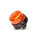 R65 Design Rundumleuchte BRILAR Doppelblitz - orange - flach